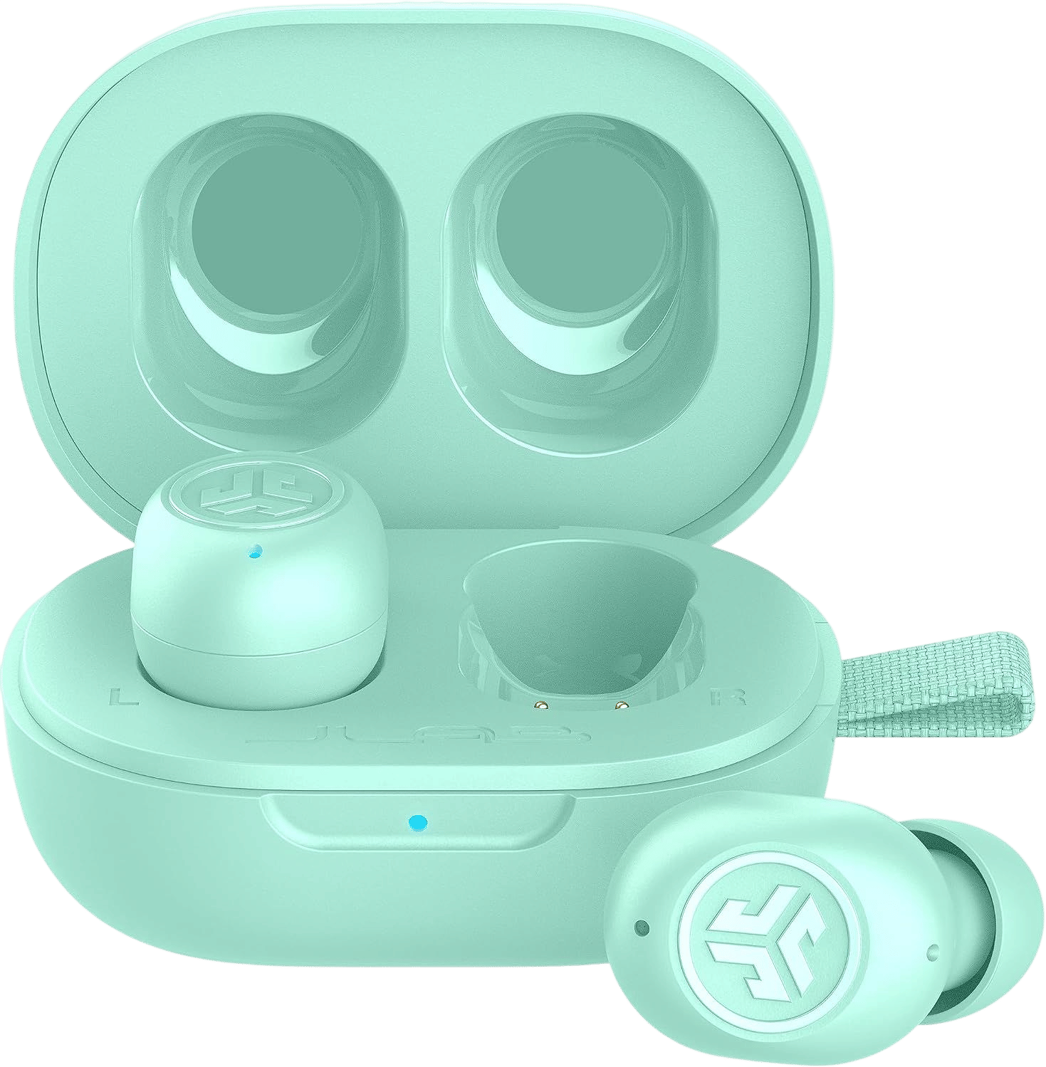 JLab JBuds Mini True Wireless Earbuds, Bluetooth Multipoint, Mint