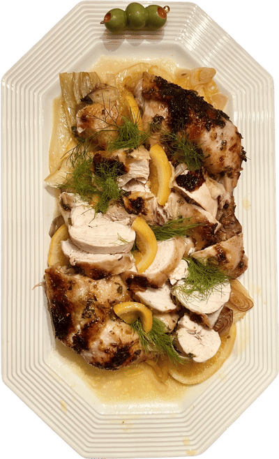 Roasted Orange Fennel Chicken Recipe