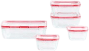 Pyrex Freshlock Glass 10-Piece Food Storage Set + Reviews | Crate & Barrel
