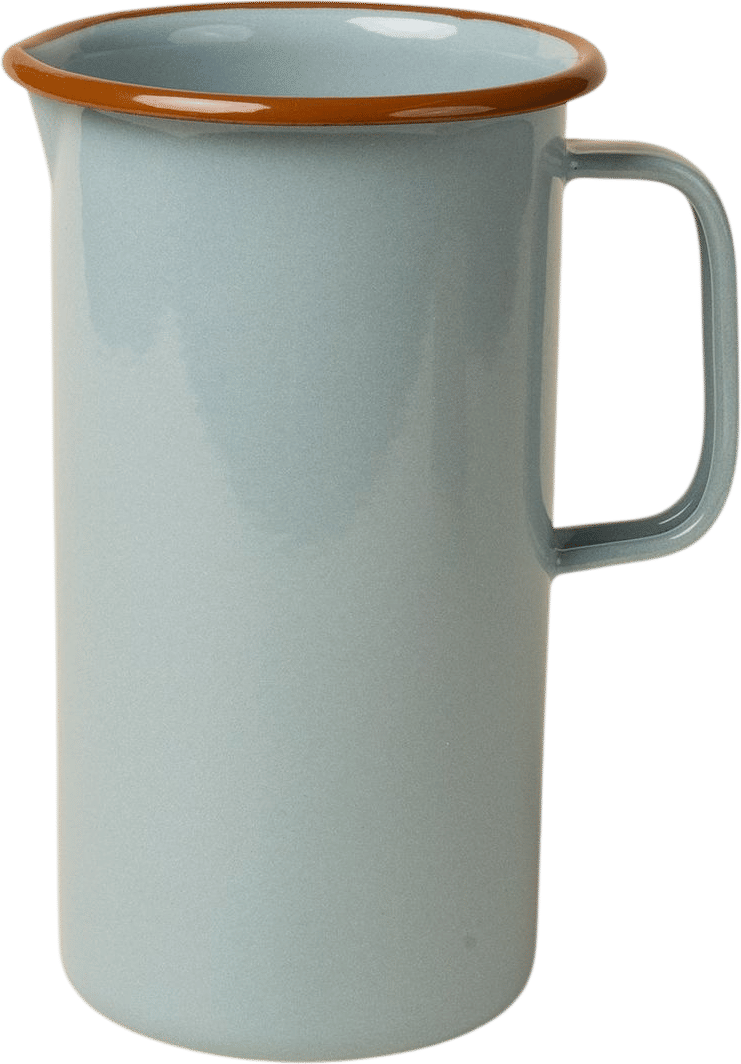 Solid Enamel Pitcher