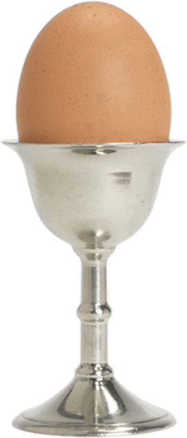 Pewter Pedestal Egg Cup