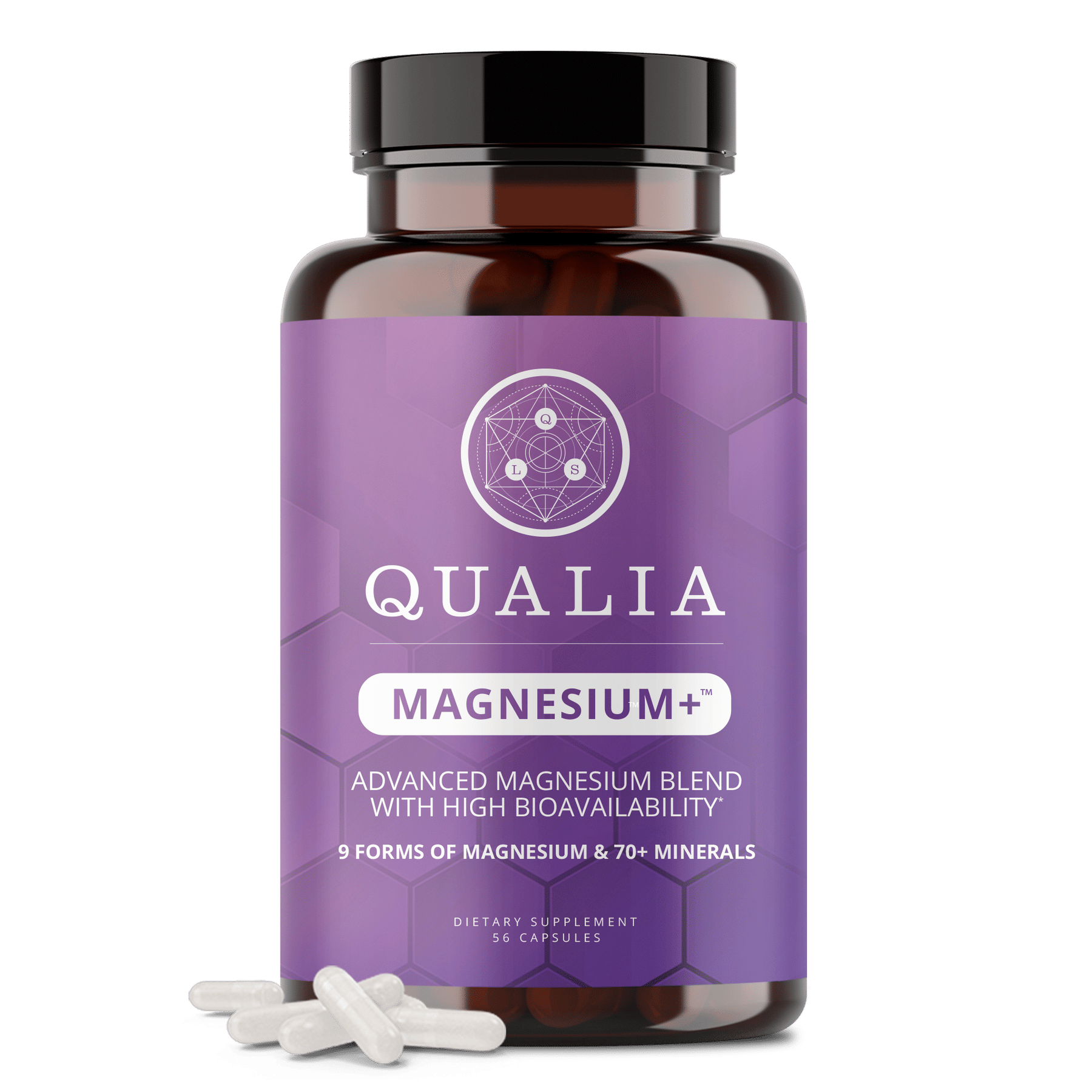 Qualia Magnesium+ | Full-Spectrum, 10-Form Magnesium