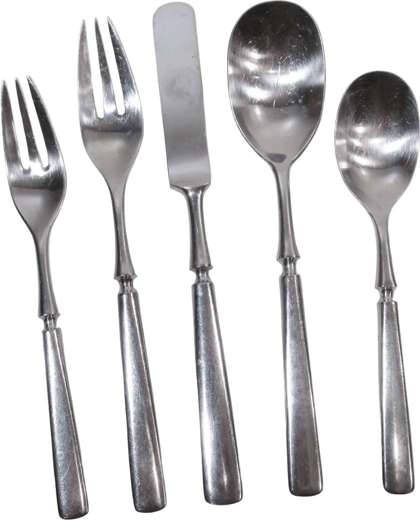 "Anvil" Stainless Steel Flatware by Dansk