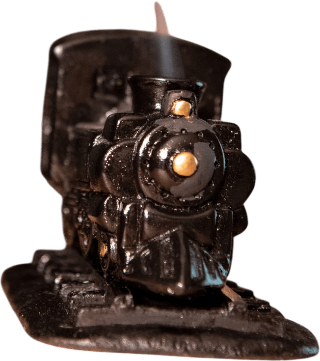 Steam Engine Incense Burner