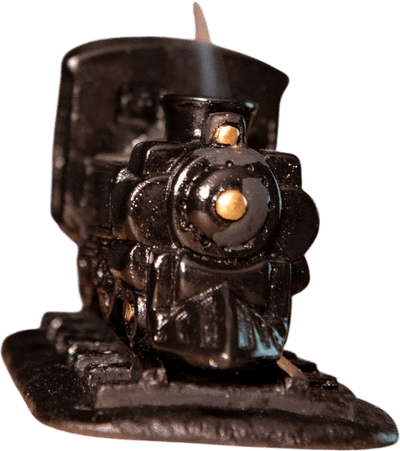 Steam Engine Incense Burner