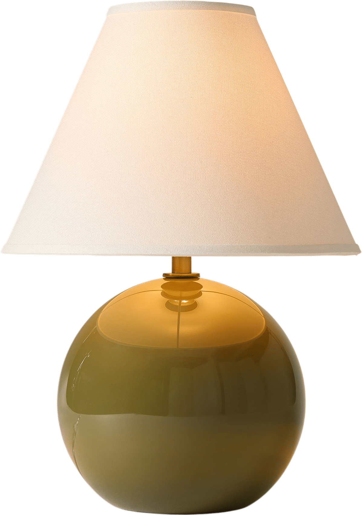 Perry Glass Lamp in Green