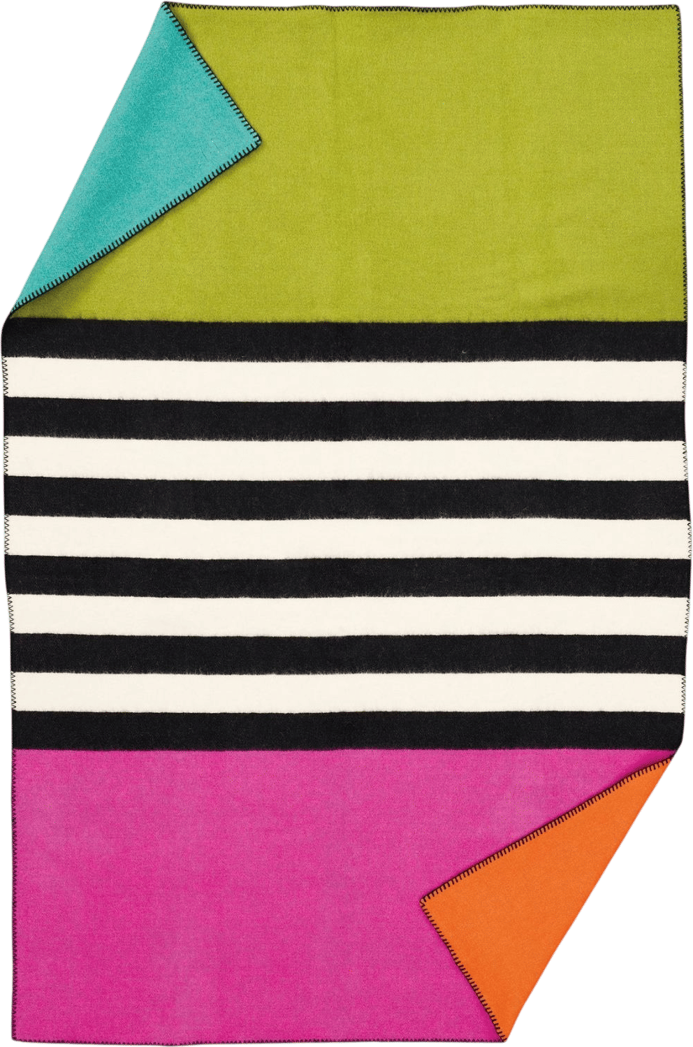Graphic Lambswool Throw Blanket