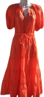Olina Cotton Midi Dress