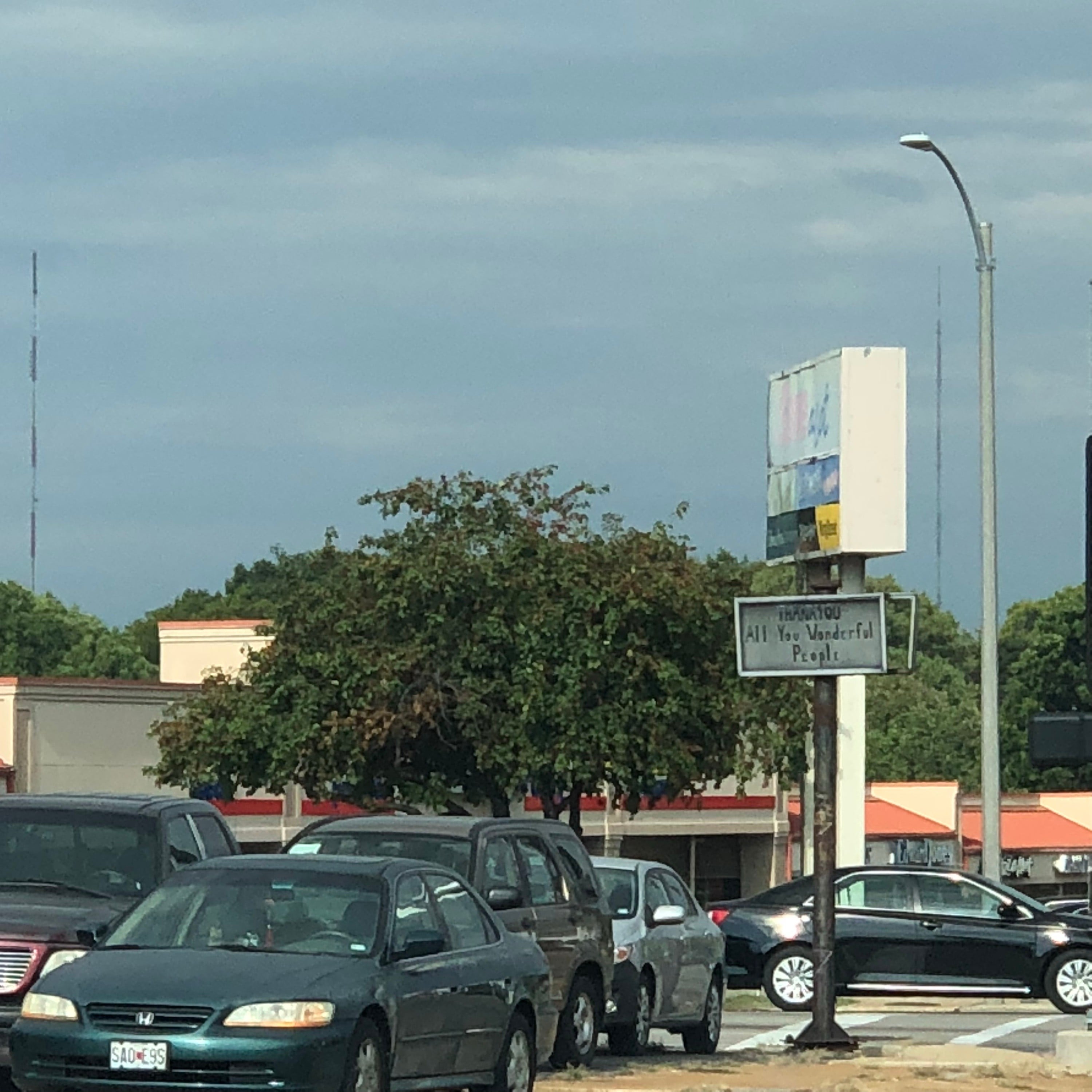 Taking pictures of random signs you see in the world
