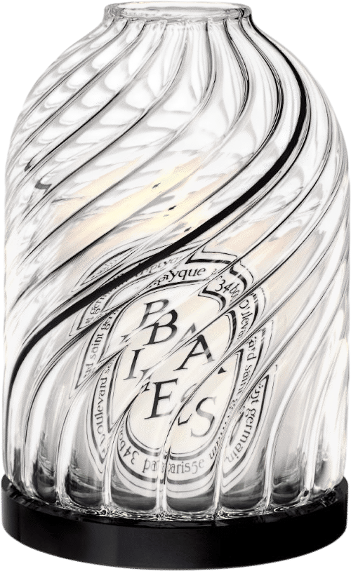 diptyque glass candle holder