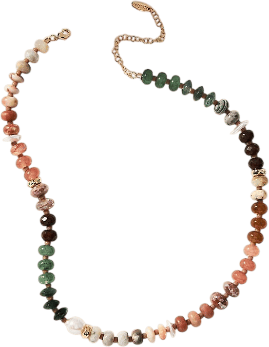 Rainbow Stone Necklace