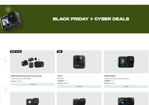 GoPro Black Friday sale