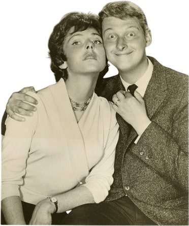 Mike Nichols and Elaine May Vintage Photograph