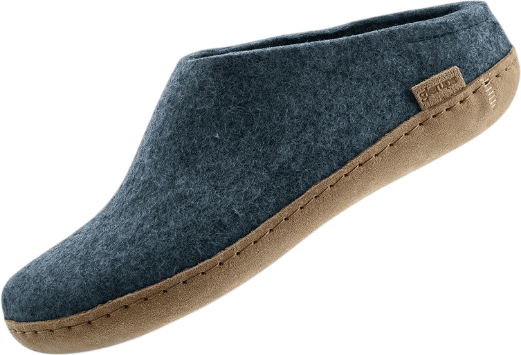 The Slipper with Leather Sole