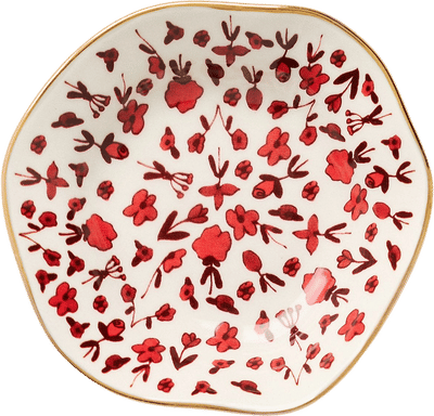 Floral Trinket Dish