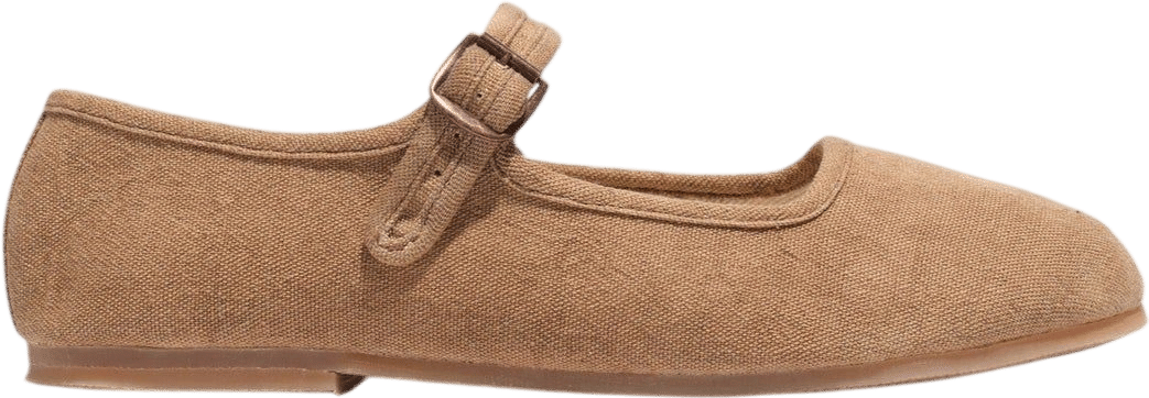 organic cotton canvas mary janes. 