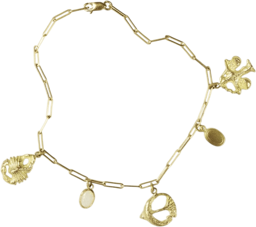 Star Sign Poetry Charm Bracelet