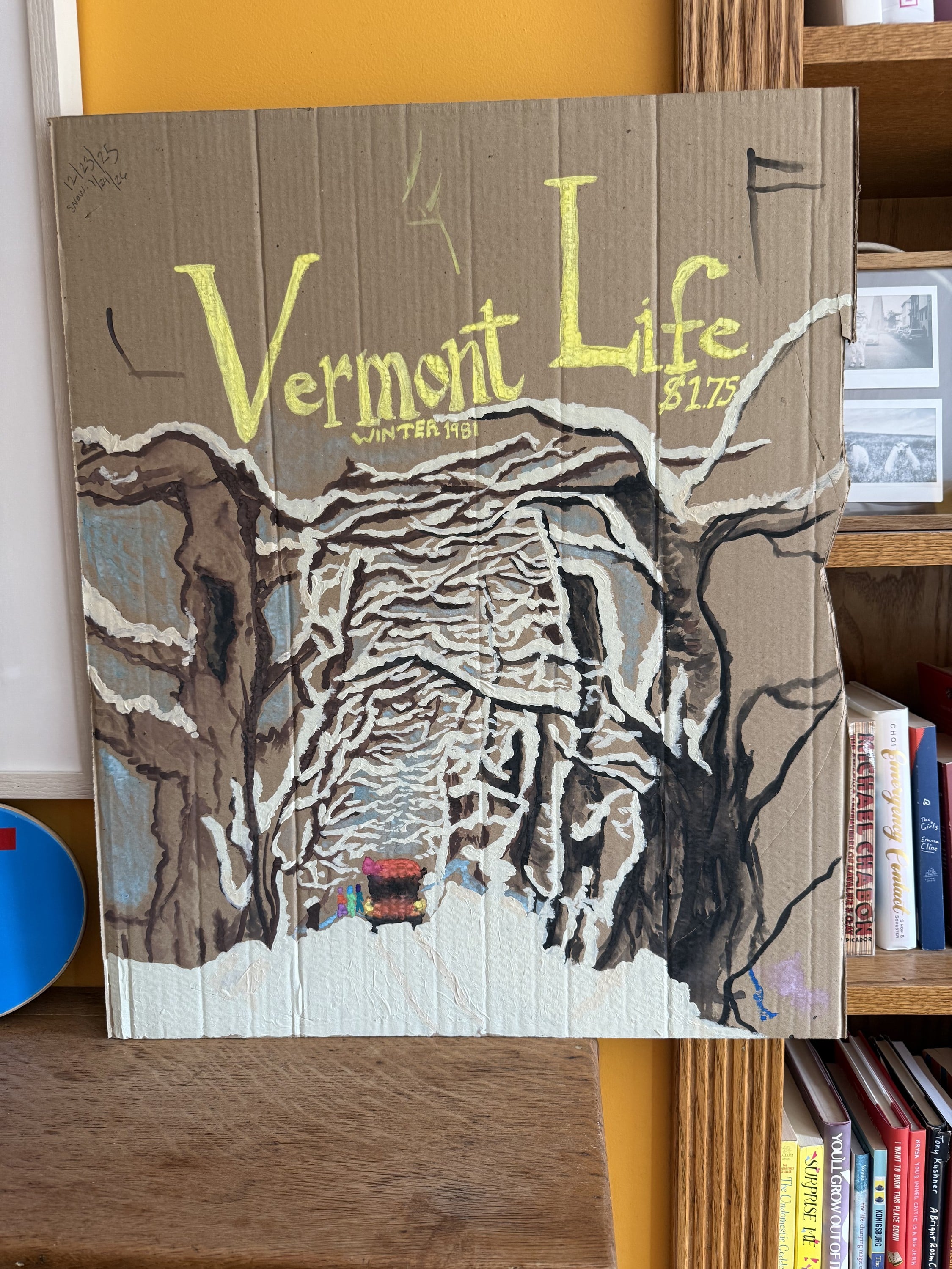do art with really un-serious materials