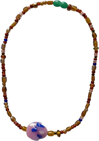 Indian Glass Bead Necklace