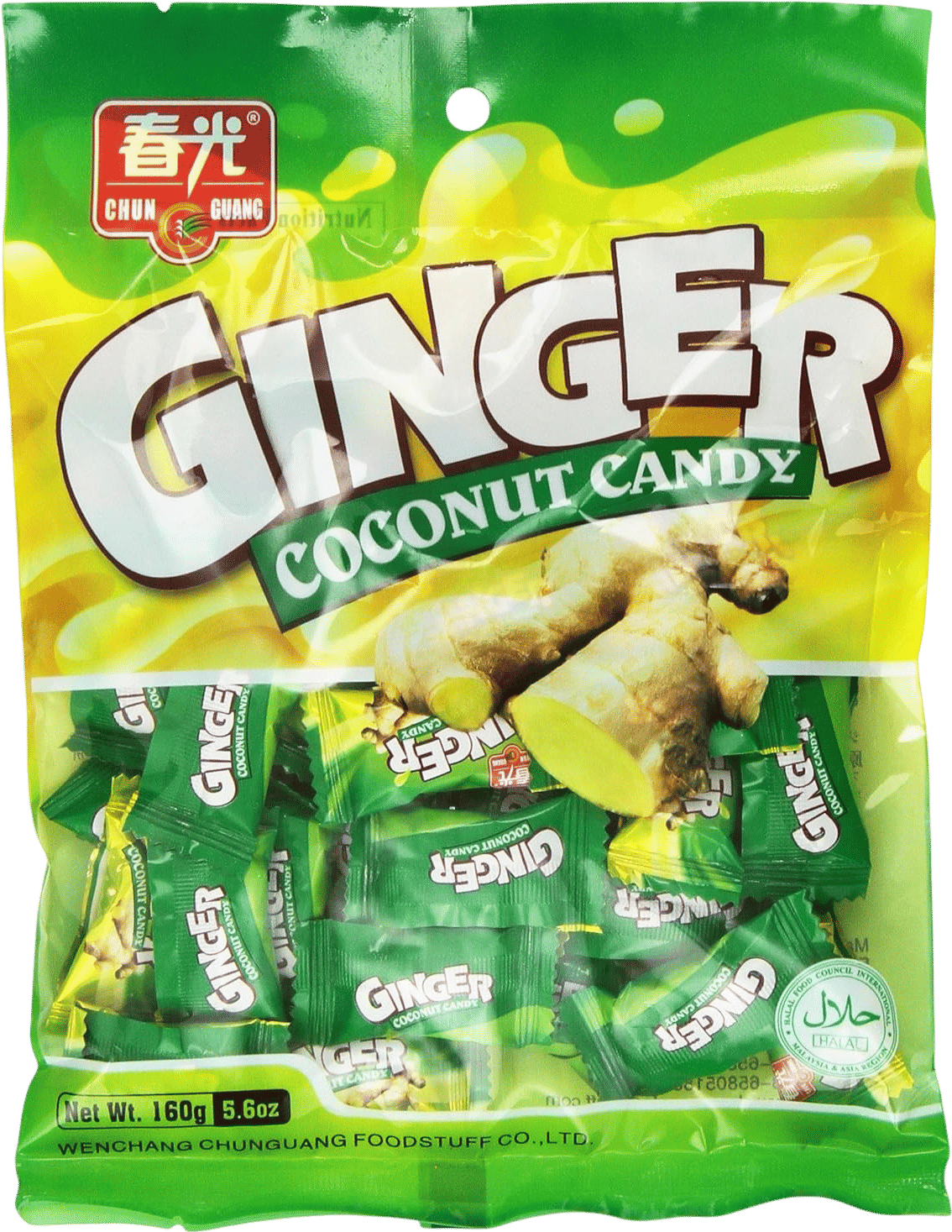 Chun Guang Ginger Coconut Candy