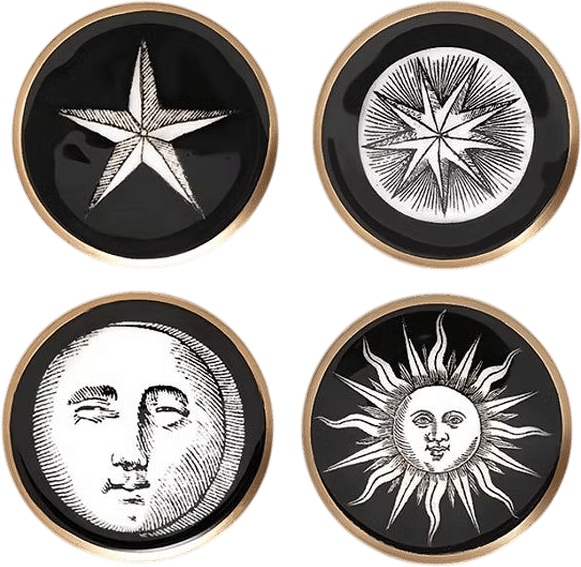 Boncoeurs Astrology Coasters