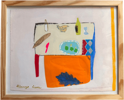 Dining Table Collage