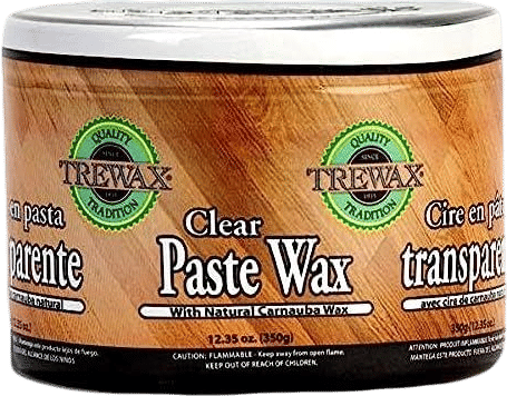 Trewax Paste Wax with Carnauba Wax, Clear, 12.35-Ounce, Ideal on Hardwood Floors, Fine Furniture, Granite, Marble and Bronze