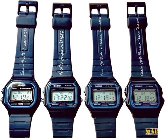 Casio f91w mods for your friends