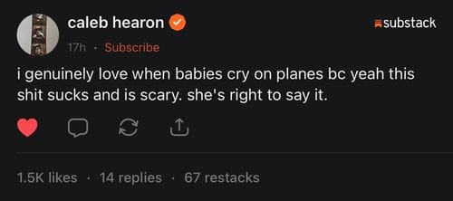 psyching yourself up for your baby’s first flight