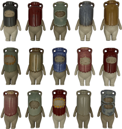 Pothead Ceramic Figure