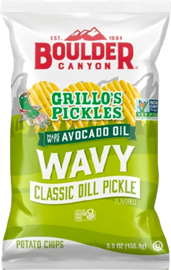Wavy Classic Grillo's Pickles Potato Chips