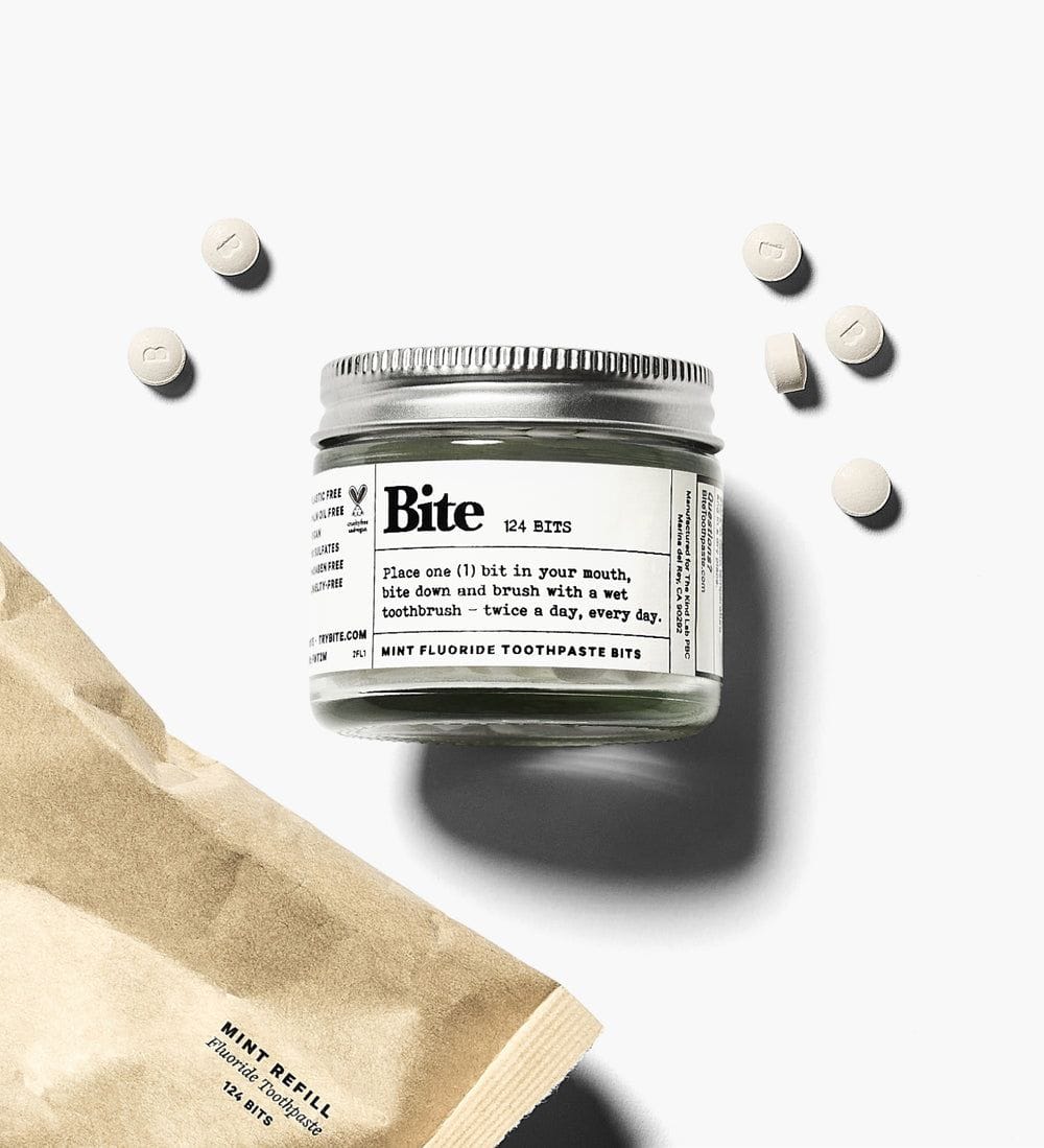 Bite Toothpaste Bits with Fluoride