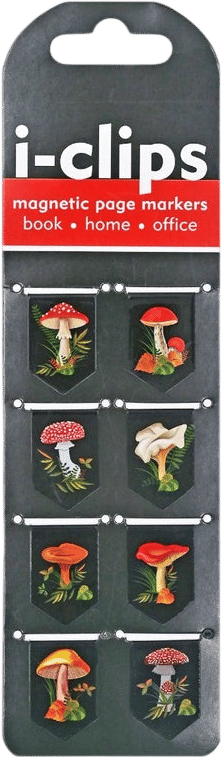 Mushrooms i-clips Magnetic Page Markers