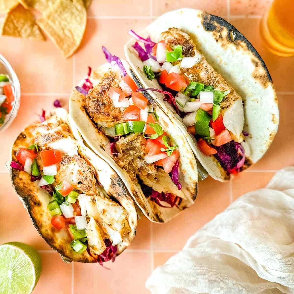 Blackened Cod Tacos
