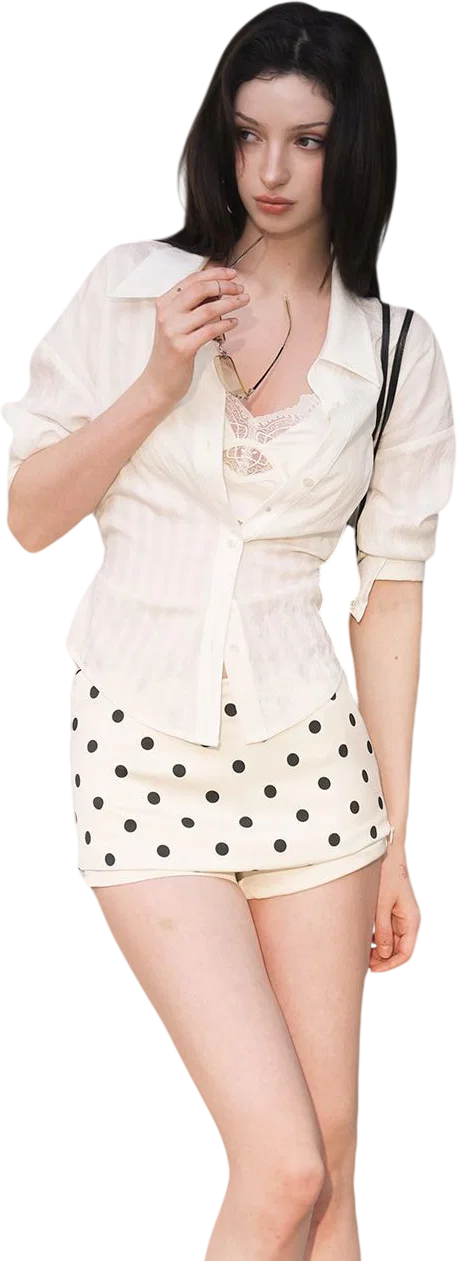 Silhouette Veil Stripe Shirt