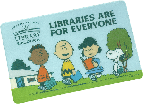 snoopy library card
