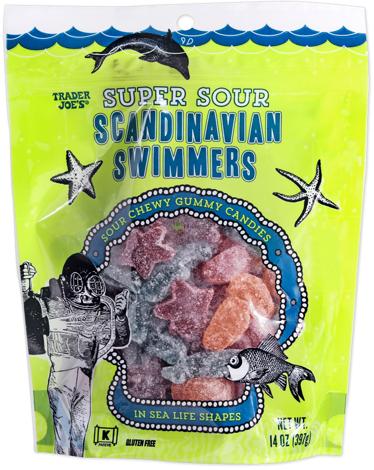 Trader Joes Sour Scandinavian Swimmers Gummies