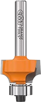 CMT 838.222.11 Roundover Bit, 1/4-Inch Shank, 3/16-Inch Radius, Carbide-Tipped