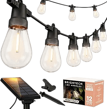 Brightech Ambience Pro Solar Outdoor String Lights
