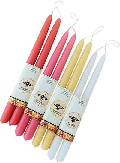 Beeswax Taper Candles