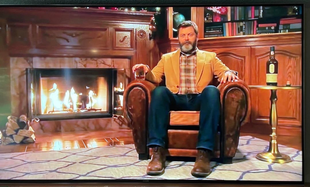 Nick Offerman fireplace YouTube