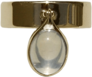 Moonwater Charm Ring