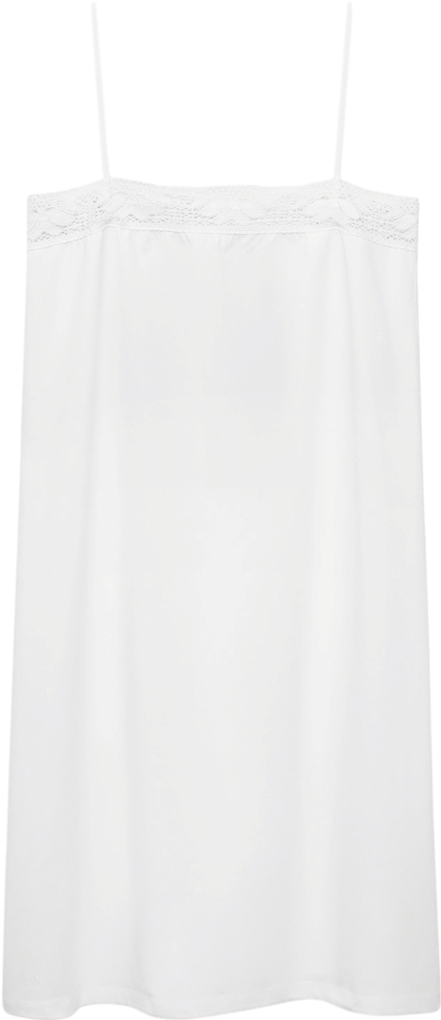 Cotton lace nightgown