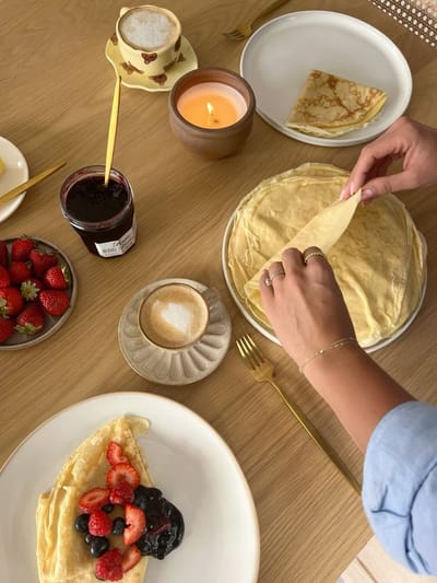 Homemade Crepes Recipe