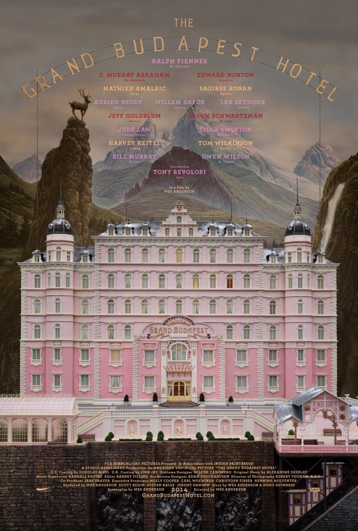 El gran hotel budapest- Wes anderson