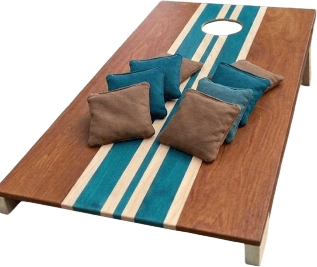 Wooden Cornhole Board Set