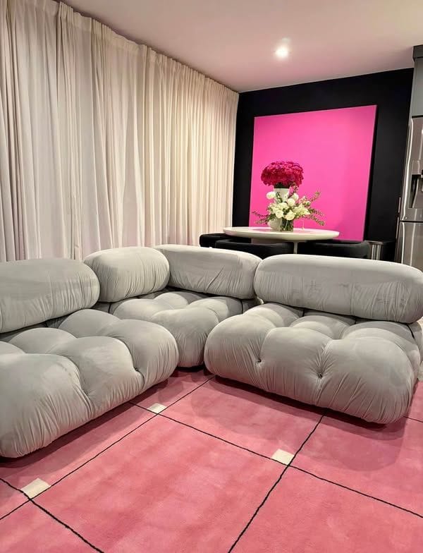 NORDIC KNOTS PINK RUG 10x14