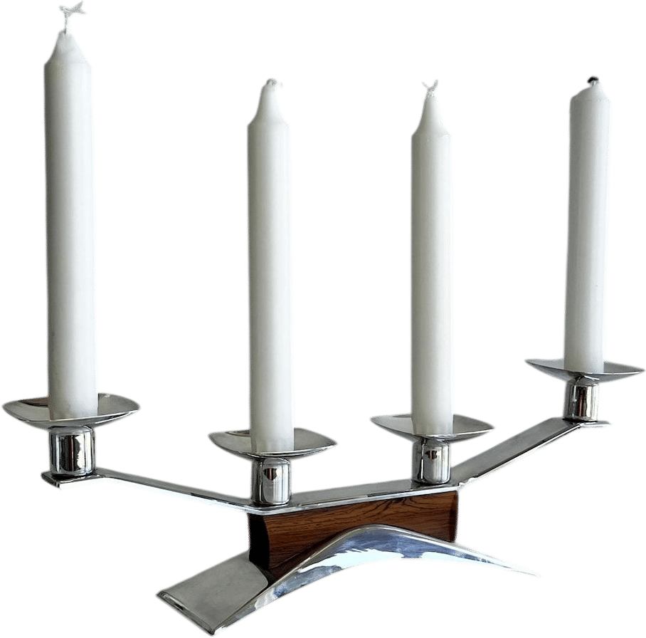 1960s Berndorf Candelabra