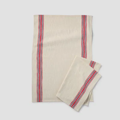 French Stripe Towels