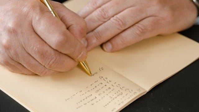 write things down